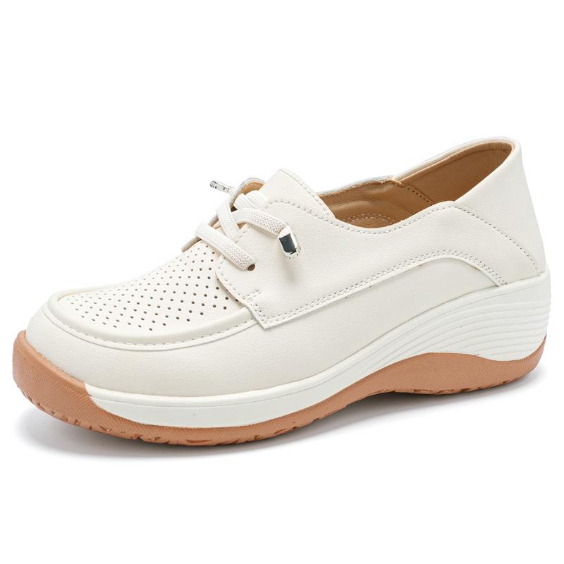Summer new breathable hole shoes hollow soft sole wear-resistant casual mother shoes