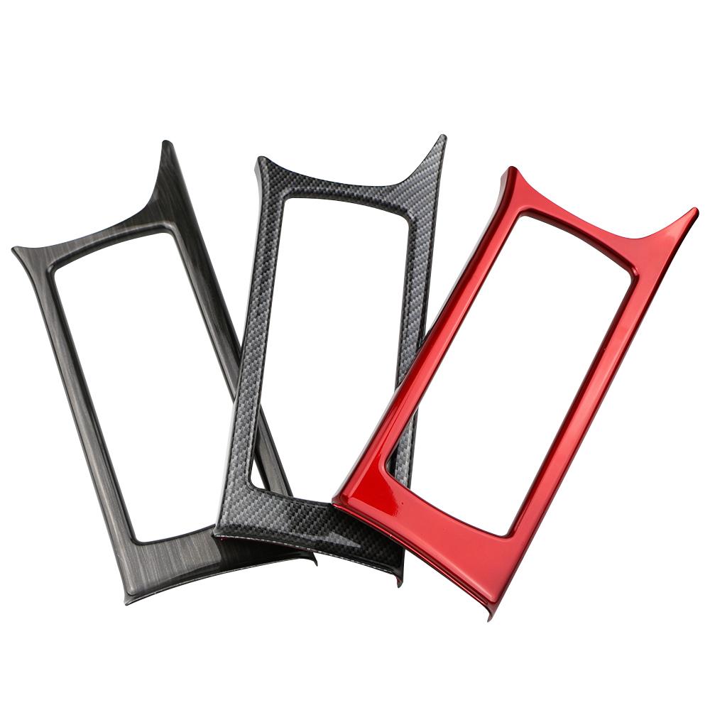 For Ford Focus 3 Focus3 MK3 2015 2016 2017 2018 LHD Accessories Center Console Sticker Water Cup Frame Decoration Cover Styling