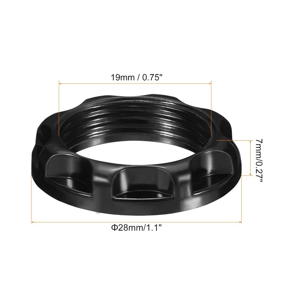 E12 Light Socket Ring Black Bakelite Lamp Holder Adapter Lamp Shade Holder  Lamp