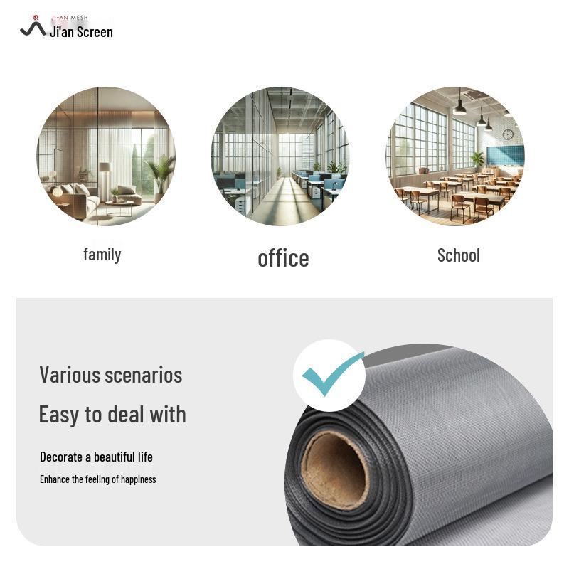Nano Self-Adhesive Insect-Proof Window Mesh - Dustproof, Anti-Mosquito Screen, Light-Transmitting Replacement Fabric