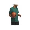 Adidas Basketball Series Graphic Print Sports Crew Neck Short Sleeve T-Shirt Men Tops Green IM4615