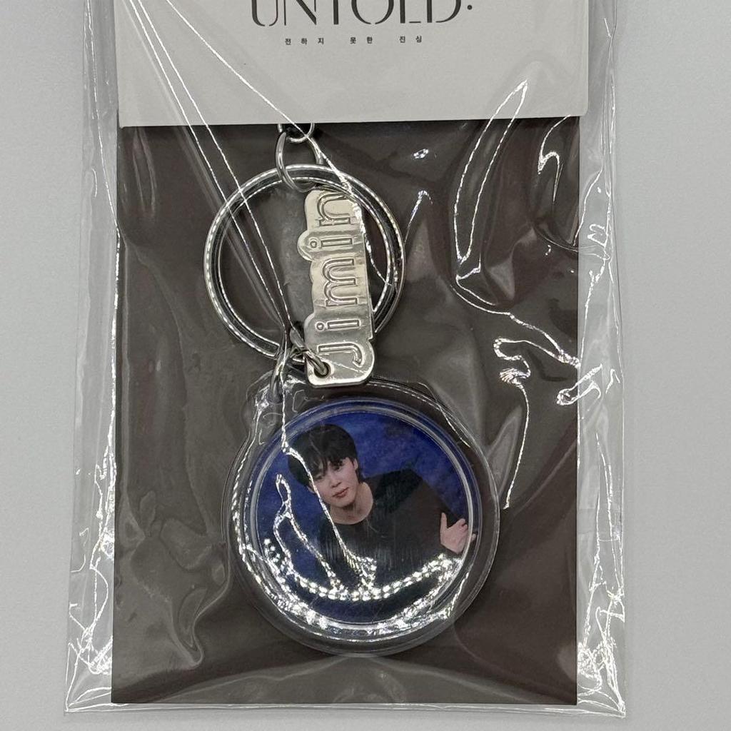 [USED] BTS Jimin Exhibition The Truth Untold Photo Keyring