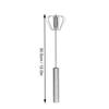 Egg Beater SemiAutomatic Stainless Steel Small Egg Whisk Hand Mixer for Kitchen Use(12in )