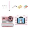 2.4inch Screen Kids Camera Instantly Print Digital Camera Built-in 1200mAh Rechargeable Battery Support 1080P