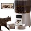 Cats Dogs Automatic Timed Quantitative Feeder Durable Plastic Smart Pet Bowl