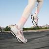 New LiNing Cushioning Slip Resistant Abrasion Resistant Breathable Low Top Running Shoes Women's White Pink ARSU068-4
