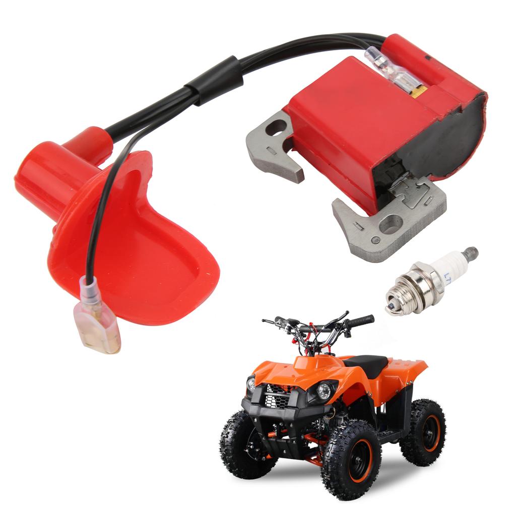 52mm Ignition Coil L7T Plug Kit Upgrading for 2 Stroke 47 49 ATV Bike Go Kart
