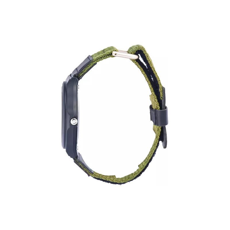 CASIO 50 meters waterproof Quartz canvas strap for men and women yellow dial MW-240B-3BV