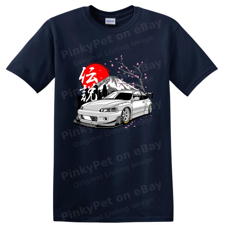 Car Legend Japanese Graphic T Shirt Cool Racing Vintage Tee Car Enthusiast