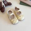 Super Nice Lace Trim PU Leather Shoes Girl for New Semester School Party All Match Princess Performance Dance Shoes Child I08049