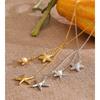 Eetit Ocean Series Stainless Steel Zircon Pearl Starfish Shell Chain Charm Drop Necklace 2026 Summer Arrivals Chic Jewelry Gift