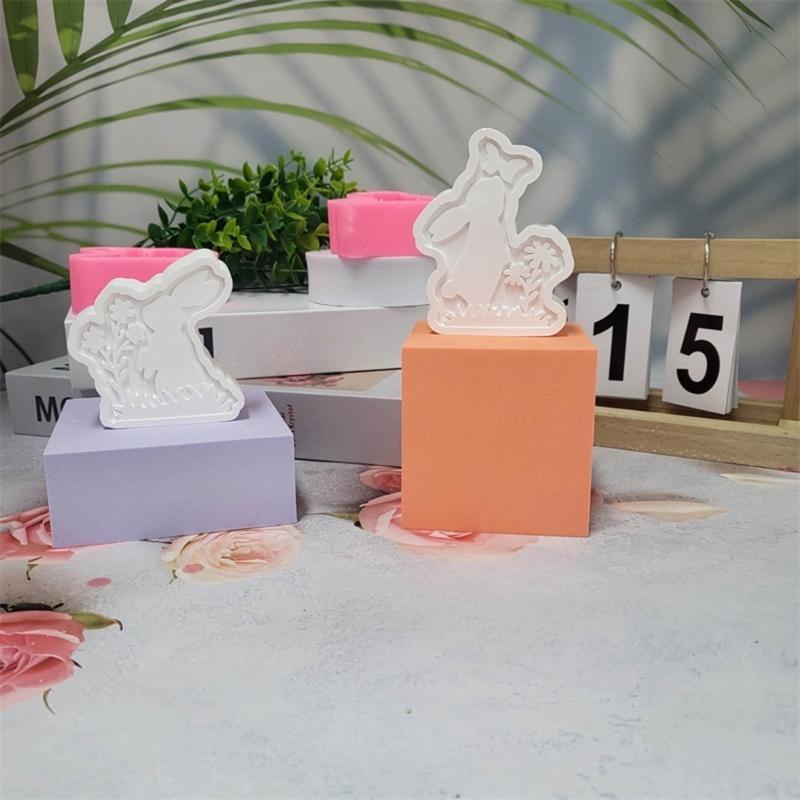 Rabbit Resin Molds Easter Molds for DIY Soap Fondant Decorations Baking
