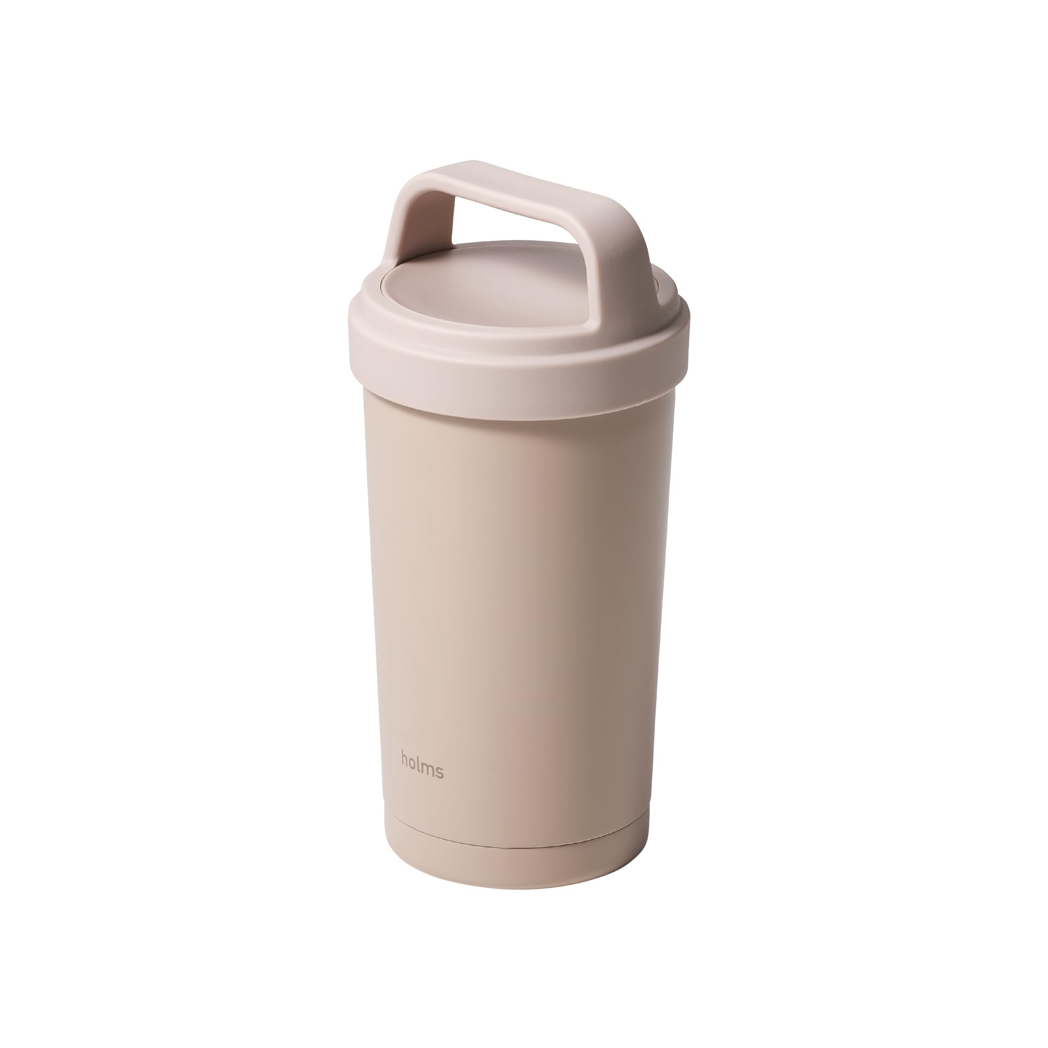 

CB Japan Water BottleTumbler, 370ml, Smoke Pink [Dishwasher Safe] with Handle, Vacuum Insulated, Double-Walled, Handled Tumbler 370, holms