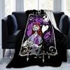 1pc, Cozy Nightmare Before Christmas Home Decor Blanket: Perfect Gift for Bedroom, Living Room, Travel, Camping, Car, Beach, Office Naps, Soft Flannel