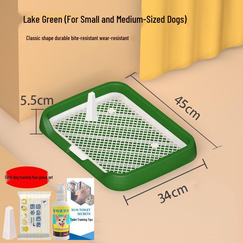 Flat Dog Toilet Urine Tray for Small To Medium Dogs – Ideal Pet Poop Solution