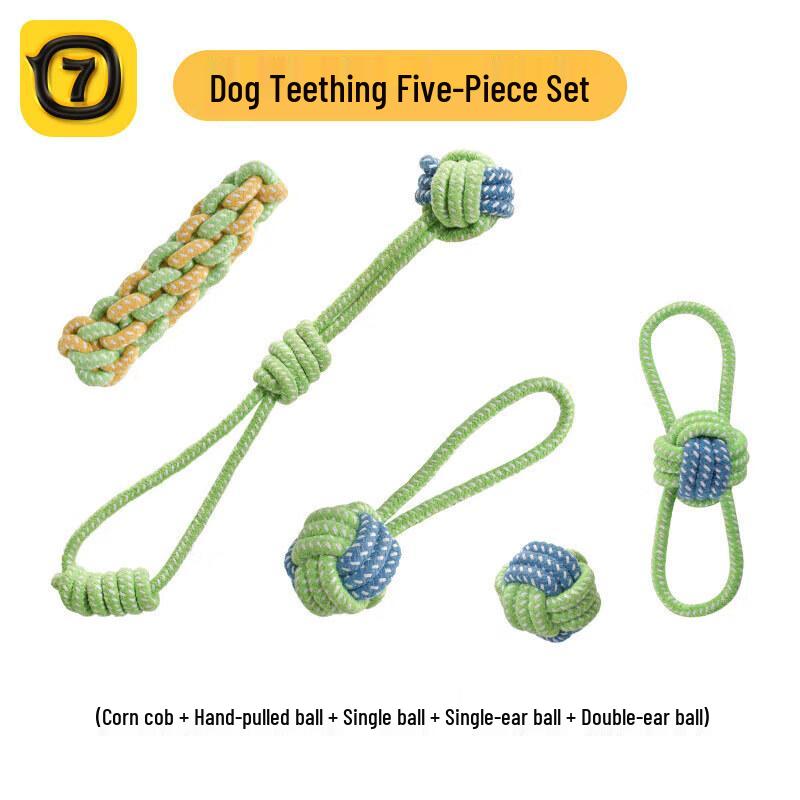 Cotton Rope Chew Toy Set for Dogs