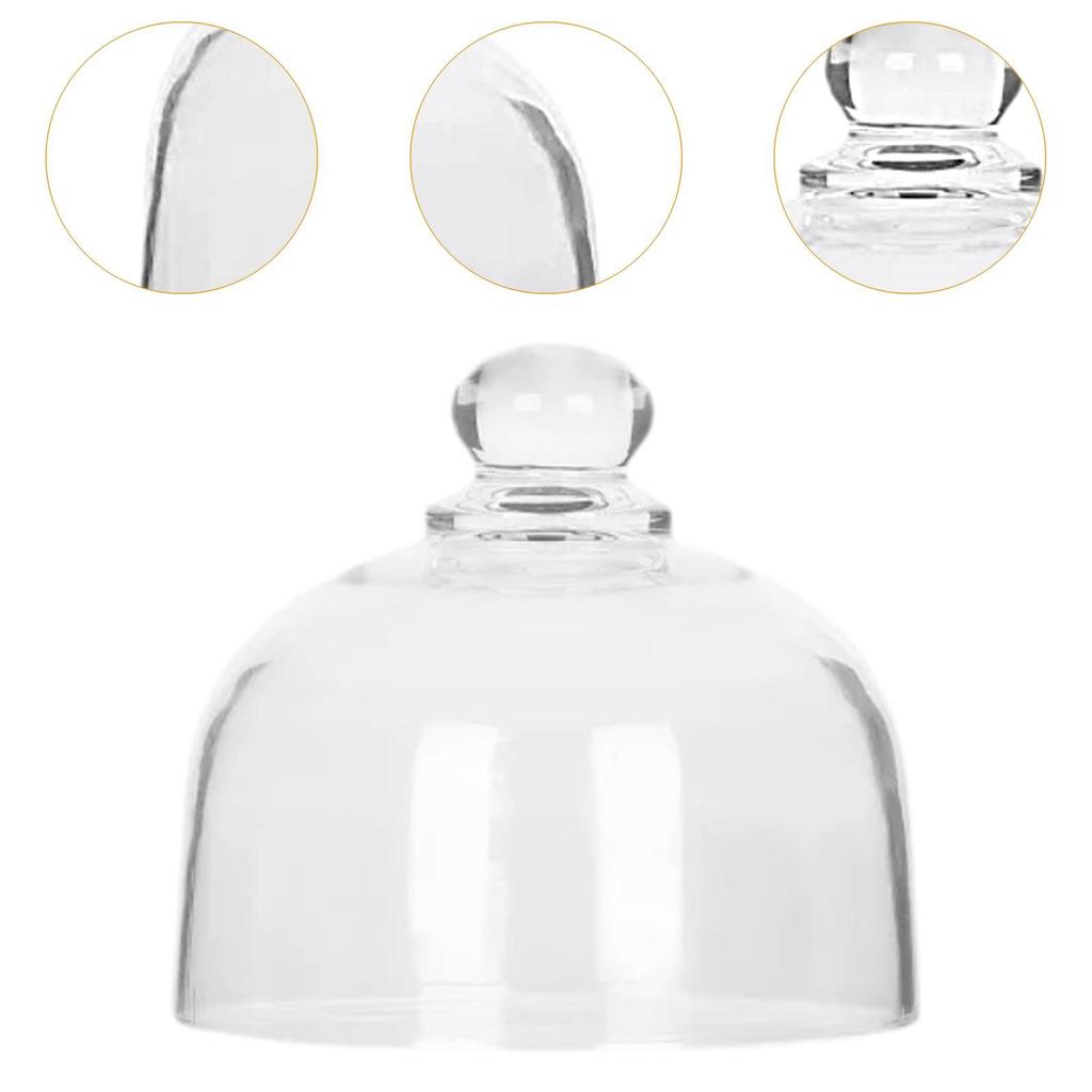 Dessert Glass Cover Reusable Plate Serving Cover for Outdoor Indoor BBQ Pool Kitchen Tools
