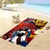 Retro robot 2D Flat Print Beach Towel, Large Soft Quick Dry Towel for Beach Camping SwimmingSSTJ0917283