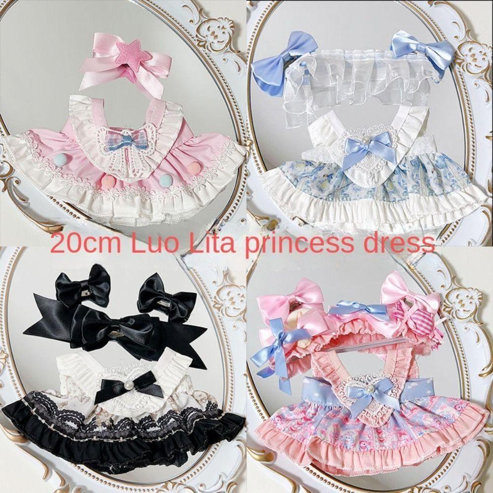 Doll Accessories 20cm Cotton Doll Clothes Kawaii Cotton Doll Skirt  Idol Star Doll