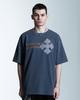 AAMBITION Atelier Cross T-Shirt (Vintage-Blue)