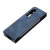 Mobile Phone Leather Case AllInclusive AntiFall Protective Cover for Samsung Galaxy Z Fold 1 W20(Blue )