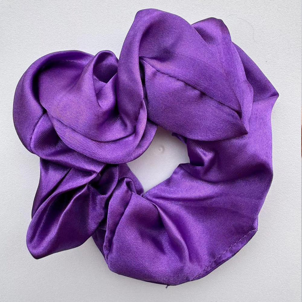 

Европейский и американский женский ободок из полиэстеровой ткани, высококачественный аксессуар для волос Pig Colon, женский комплект ободков, простой и универсальный ободок diameter 12 cm темно-фиолетового