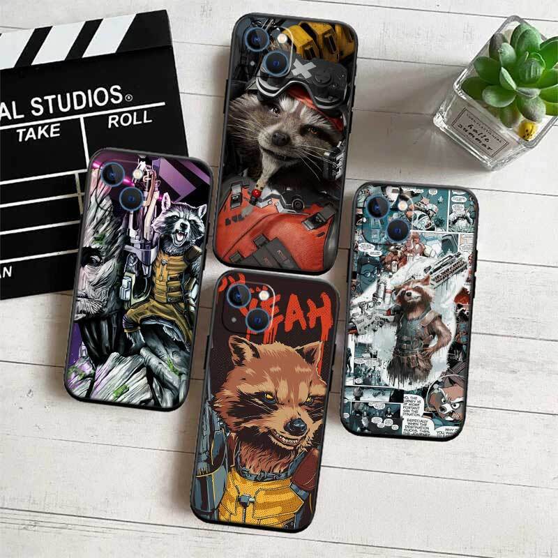 Rocket Raccoon Phone Case for Xiaomi Poco C40 C51 C50 C55 C65 C71 C75 C85 F8 F7 F6 F5 F3 F2 X7 X6 X4 X3 X2 M7 M6 M5 M4 M3 M2 Pro