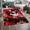 Gothic Female Skull Horror Dead Girl Floor Mat 3D