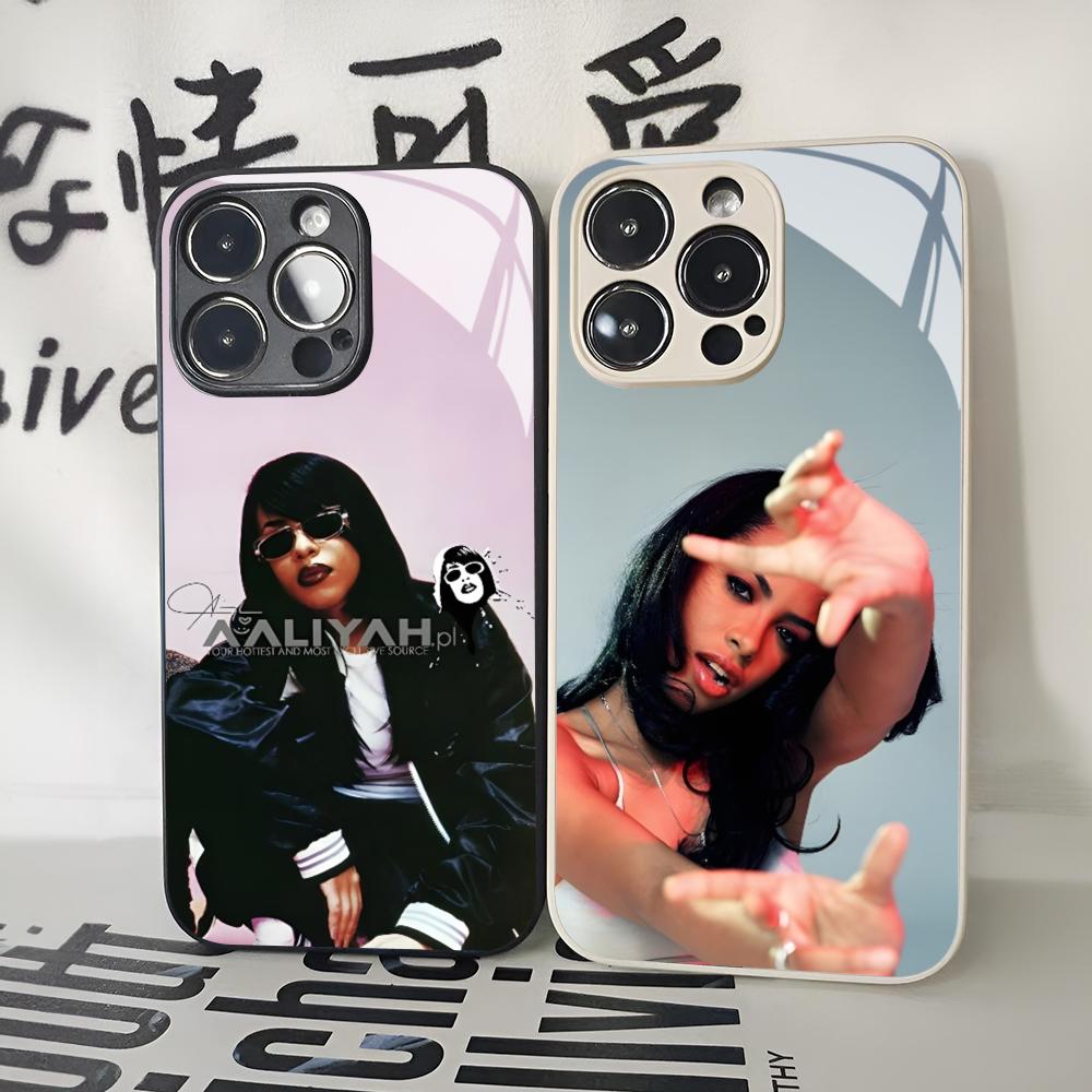 A-Aaliyah Hip Hop Music Phone Case for Iphone 16 15 14 12 11 13 Pro Max Mini X Xr Xs Se 8 Puls Glass Cover