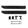 1 Pair Snow Bike Sledge Sled Anti Slip Enhanced Grip Snow Racer Skid for Quad Bike ATV Go Kart UTV Four Wheel