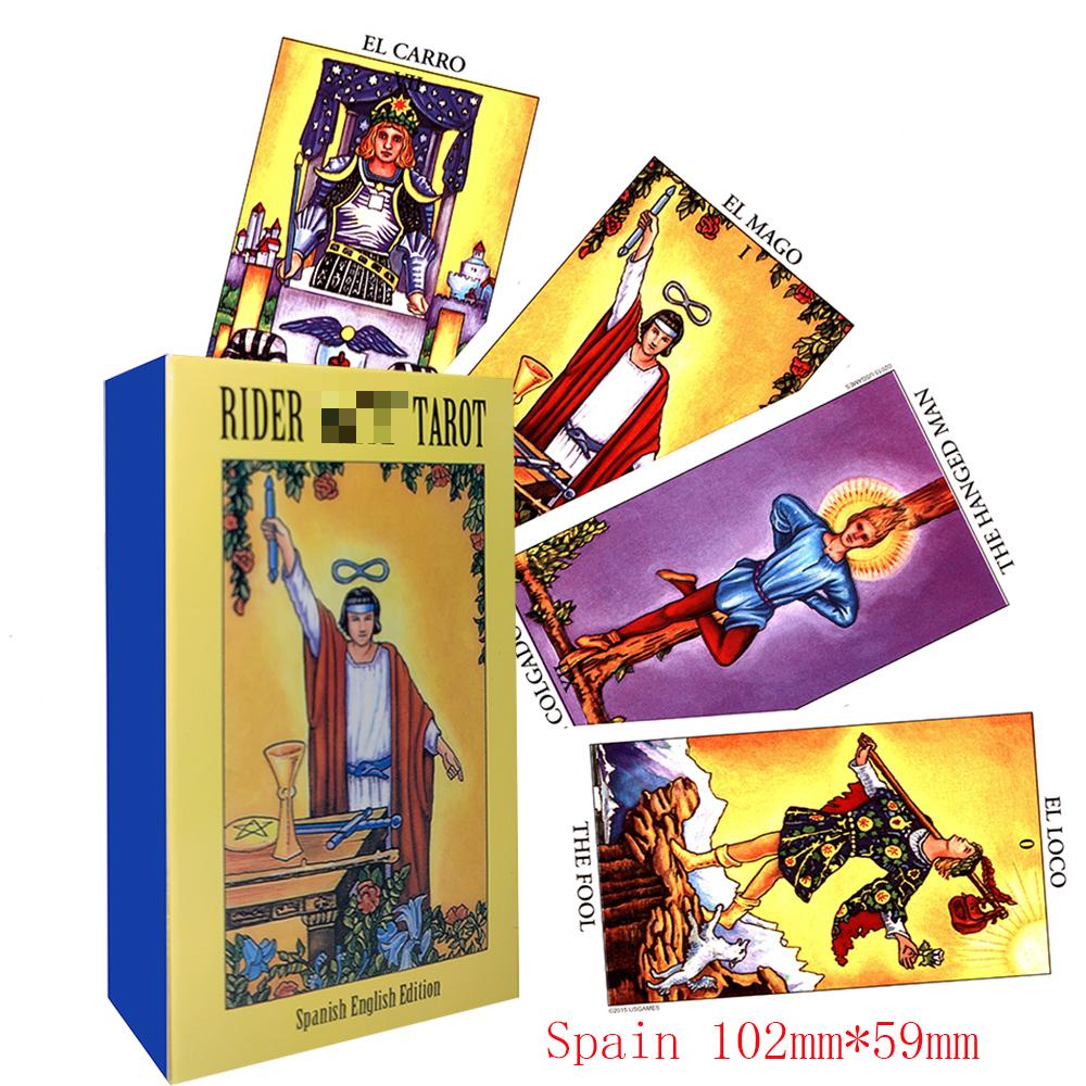 Play Entertainment Table Game Hot Sell Rider Tarot Cards For Divination Personal Use Tarot Deck Full English Version Board Games