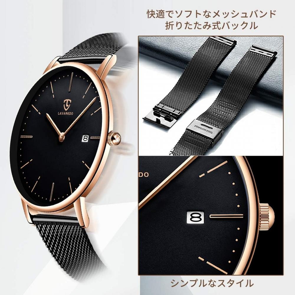 Ben NeviS Men S Simple StyliSh caSual Date Waterproof Analog Quartz Slim Black 1