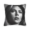 Scarletts Johanssons  Pillow Case American Actor Comfy Pillow Cover For Living Room Chair Vintage Pillowcases