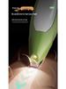 Rechargeable Pet Paw & Hair Trimmer - Safe Rounded Edge, Low Noise, Vibrating Electric Clipper with Light