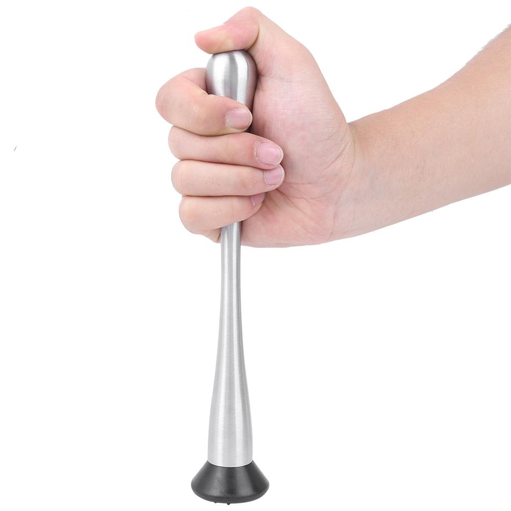 Stainless Steel Ice Crushing Rod Mixer Shaker Cocktail Muddler Barware Kitchen Tools