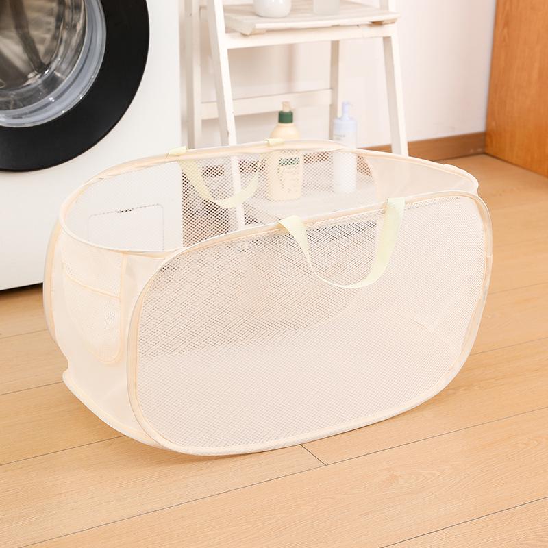 Folding Laundry Basket for Bathroom and Storage