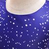 Girls Christmas Princess Dress with Santa Snowflake Print - Holiday Party Dress