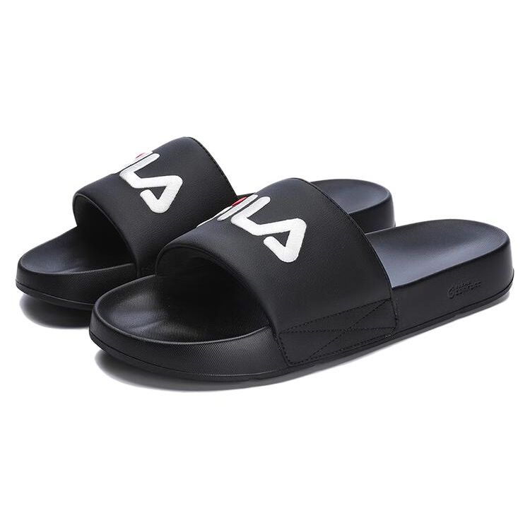 Fila Drifter Fashion Retro Home Composite Sole Graffiti Non-Slip Slide Sandals Men Footwear Black F12M322501FBK