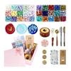 WeBirth Sealing Stamps, 30 Colors, Beginner's Set, Can Be Used Immediately Upon Arrival, Includes Instructional Video, Comes with Exclusive Box,
