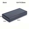 New Waterproof Project Enclosure Boxes ABS Plastic White Black Storage Case 9 Styles Housing Instrument Case Electronic Supplies