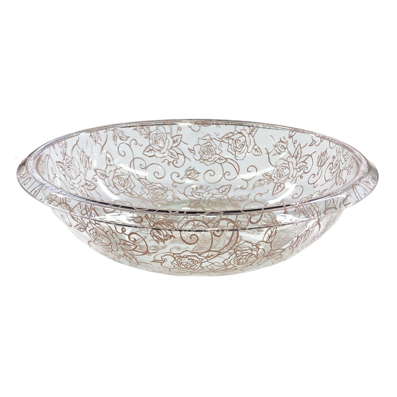 Раковина Senko Clear Rose, средний размер, розовая, 73809