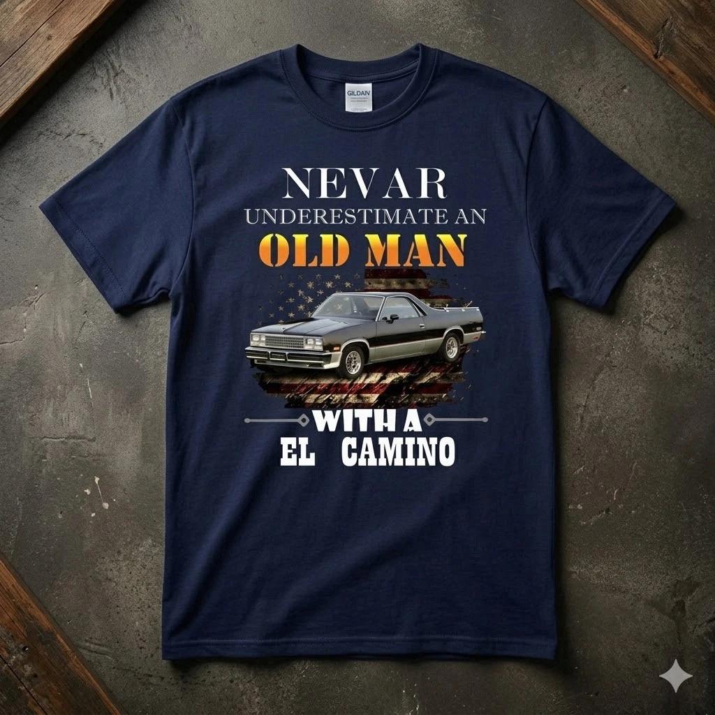1978-87 El Camino G Body Shirt Retro American Car Tee XXXL
