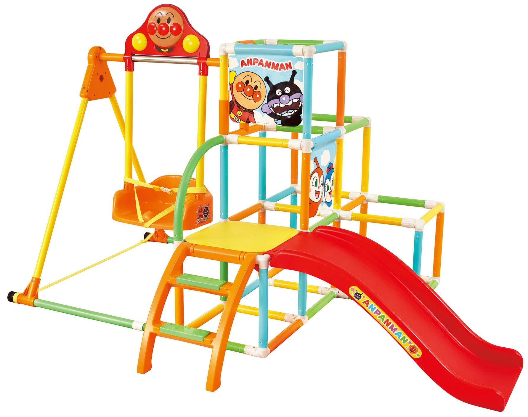 

AGATSUMA Anpanman My Child Genius Easy Folding Swing Park DX Iron Multicolor