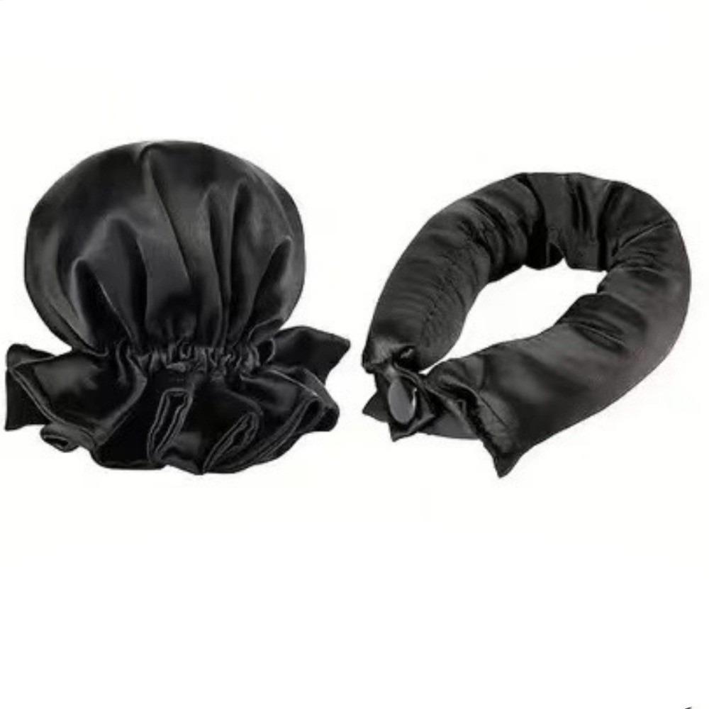 2Pcs/Set DIY Heatless Curling Rod Set Hair Styling Tools Hair Caps Hair Curlers Styling Tools Pillow Soft Rollers