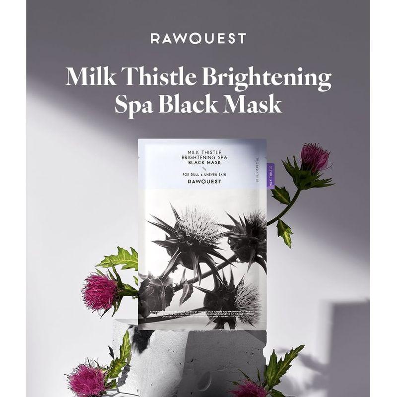 RAWQUEST - Milk Thistle Brightening SPA Black Mask Set