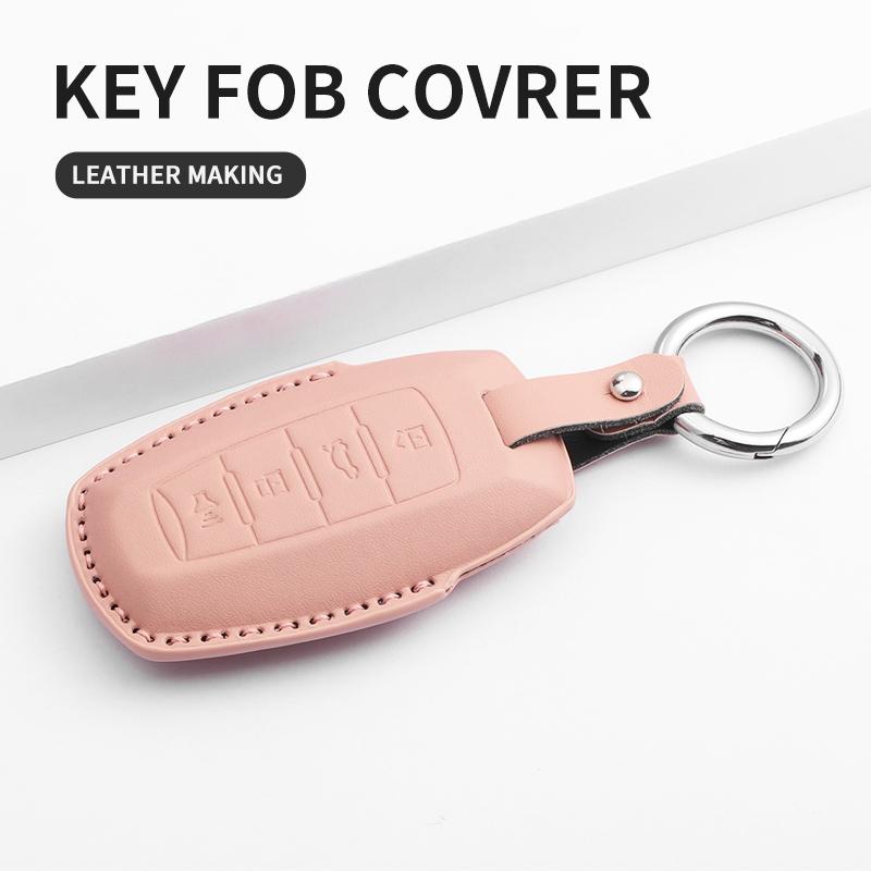 Interior Mouldings Leather Case Cover Car Key Protector Shell Fob Accessories For Haval Jolion F7 H9 H6 H2 F7X F7H H8 H3 H4 H1 H