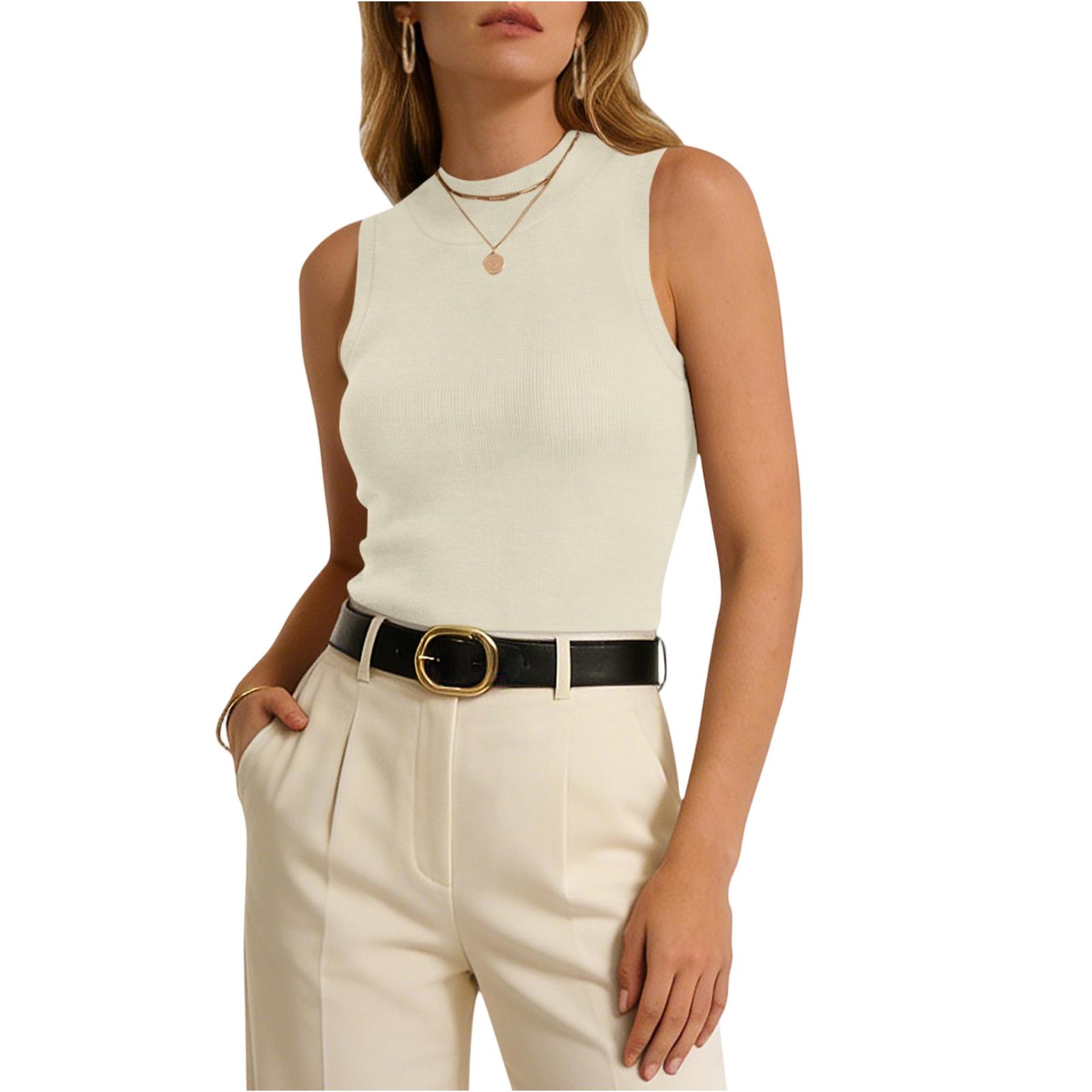

Women s Color Cotton And Linen Camisole Loose Inner Short Sleeve Versatile Bottoming Top XL білий