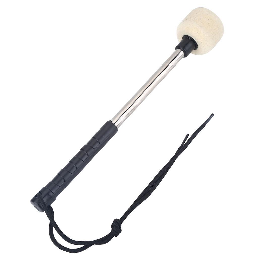 Durable Bass Drum Mallet Drumstick with Wool Felt Head Percussion Marching Band Accessory