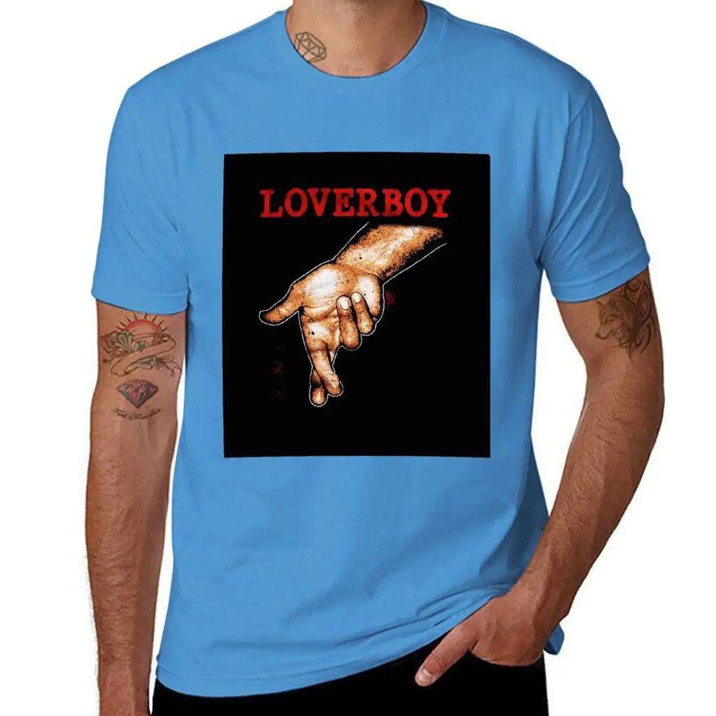 Band rock loverboy logo T-Shirt heavyweights sweat Men's t shirts