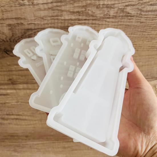 Silicone Lighthouse Mold Resin Plaster Candle Making Mold Summer Beach Theme Handmade Artwork Mold Flexible DIY Craft Tools